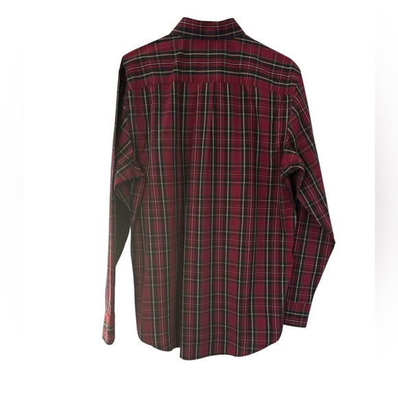 Arrow Red and Black Plaid Button Down Shirt *M* - Picture 2 of 4
